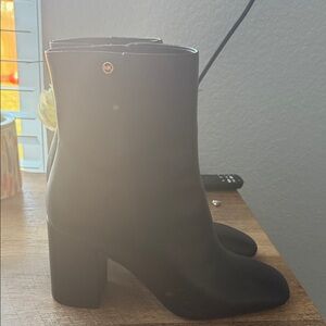 NWOT Michael Kors Sleek Black Ankle Booties